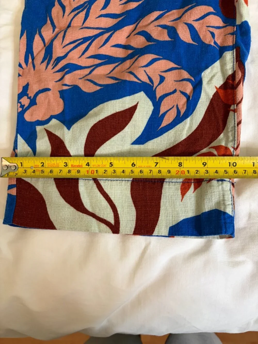 H&M Leaf Print Paper Bag Trousers Size XL